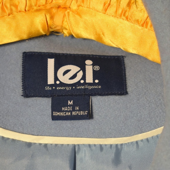 Lei Light Blue Pea Coat - Picture 3 of 5